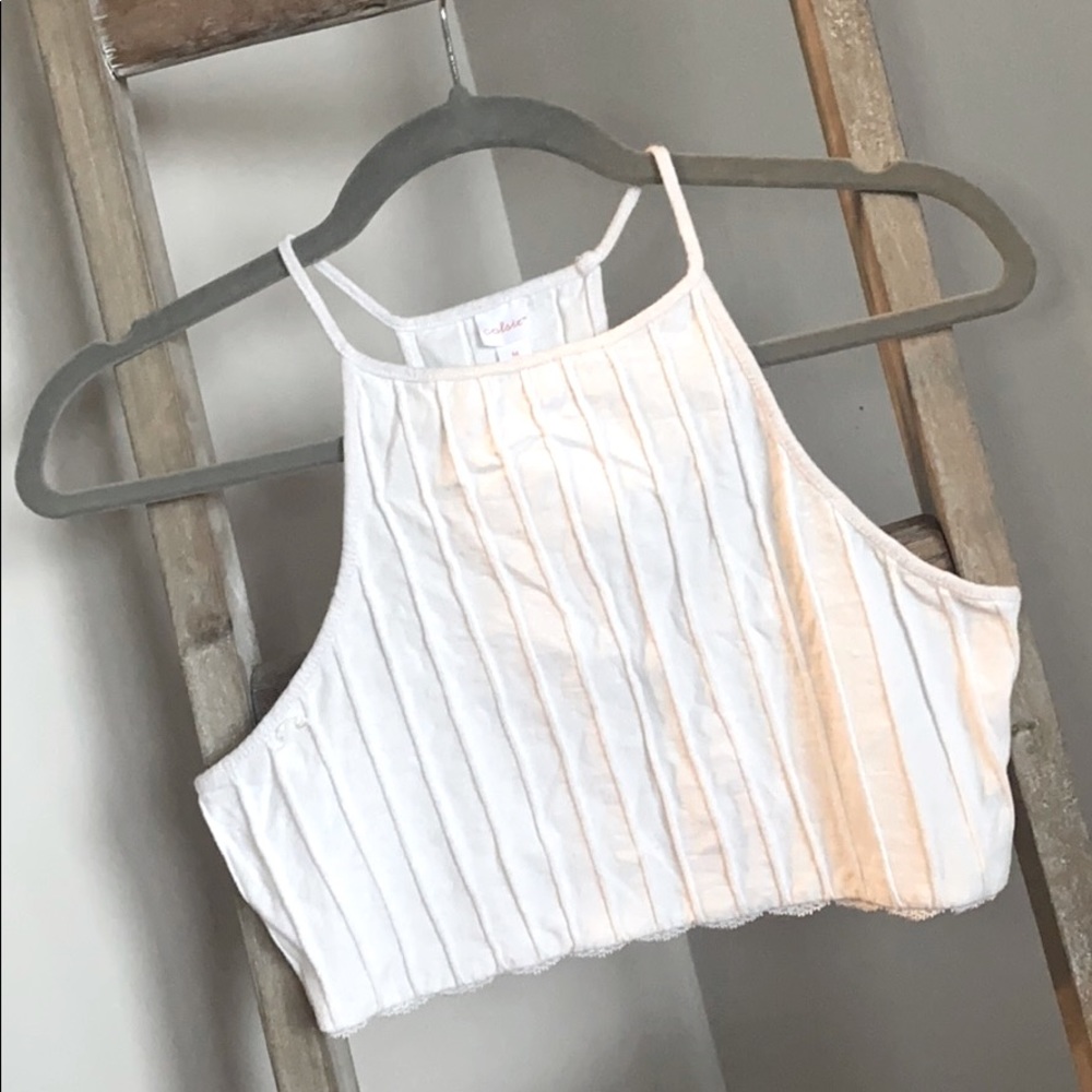 COLSIE WHITE LACE TANK